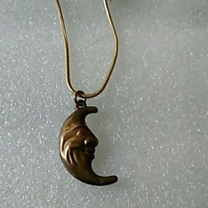 Antique charm moon 1920's